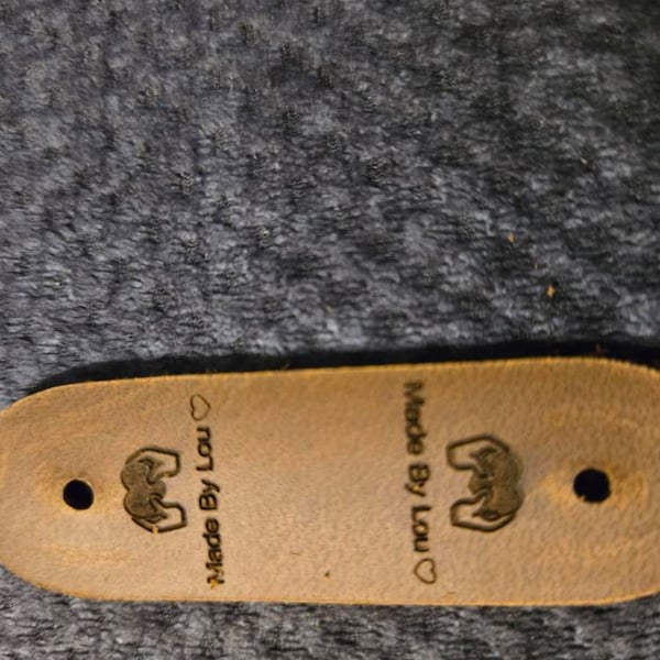 Custom Hat Leather Patch for Baby, Personalized Name Beanie Labels ...