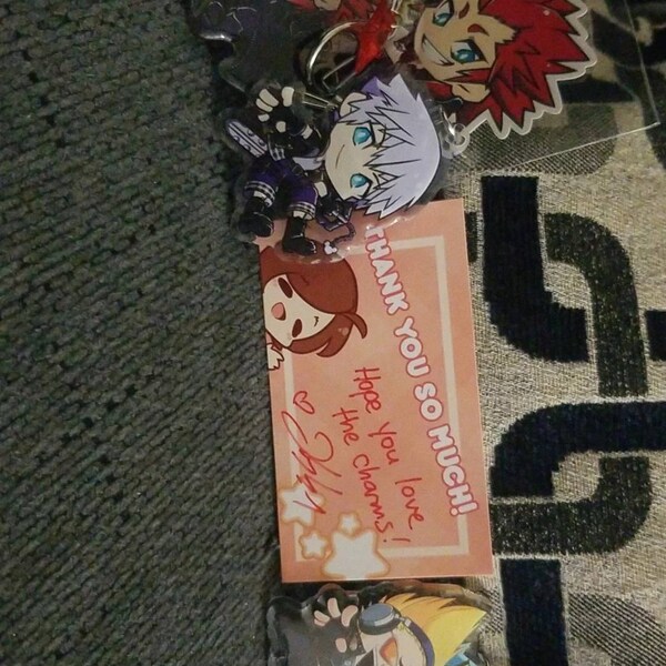 Kingdom Hearts Acrylic Charms | Sora Riku Kairi Axel Lea Roxas Namine ...