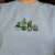 CC 25 Beaded Embroidered Daisy T-shirt White Cotton