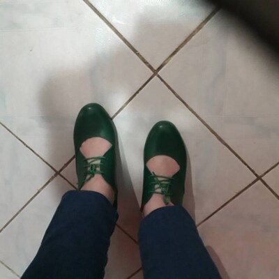 Women Vintage Soft Genuine Leather Low Heel Shoes 1 main image 0