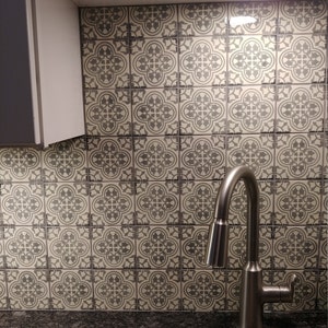 Hand Painted Ceramic Tile - Southwest Style Tile - La Fuente