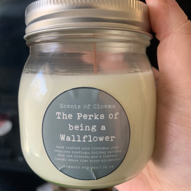 Perks of Being a Wallflower Candleessential Oil Infused Organic Soy Scented  Novelty Candlefilm Inspiredscents of Cinema Collection 