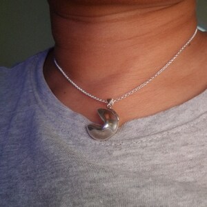 Friesian Horse ArtDog Necklace Silver Plated Horse Pendant on a Snake Chain