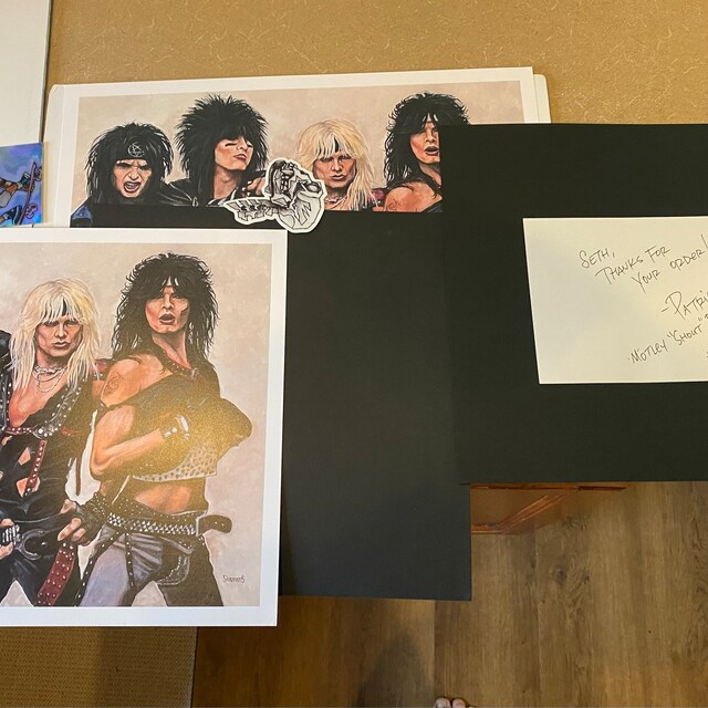 Motley Crue Art Print “shout” - Etsy