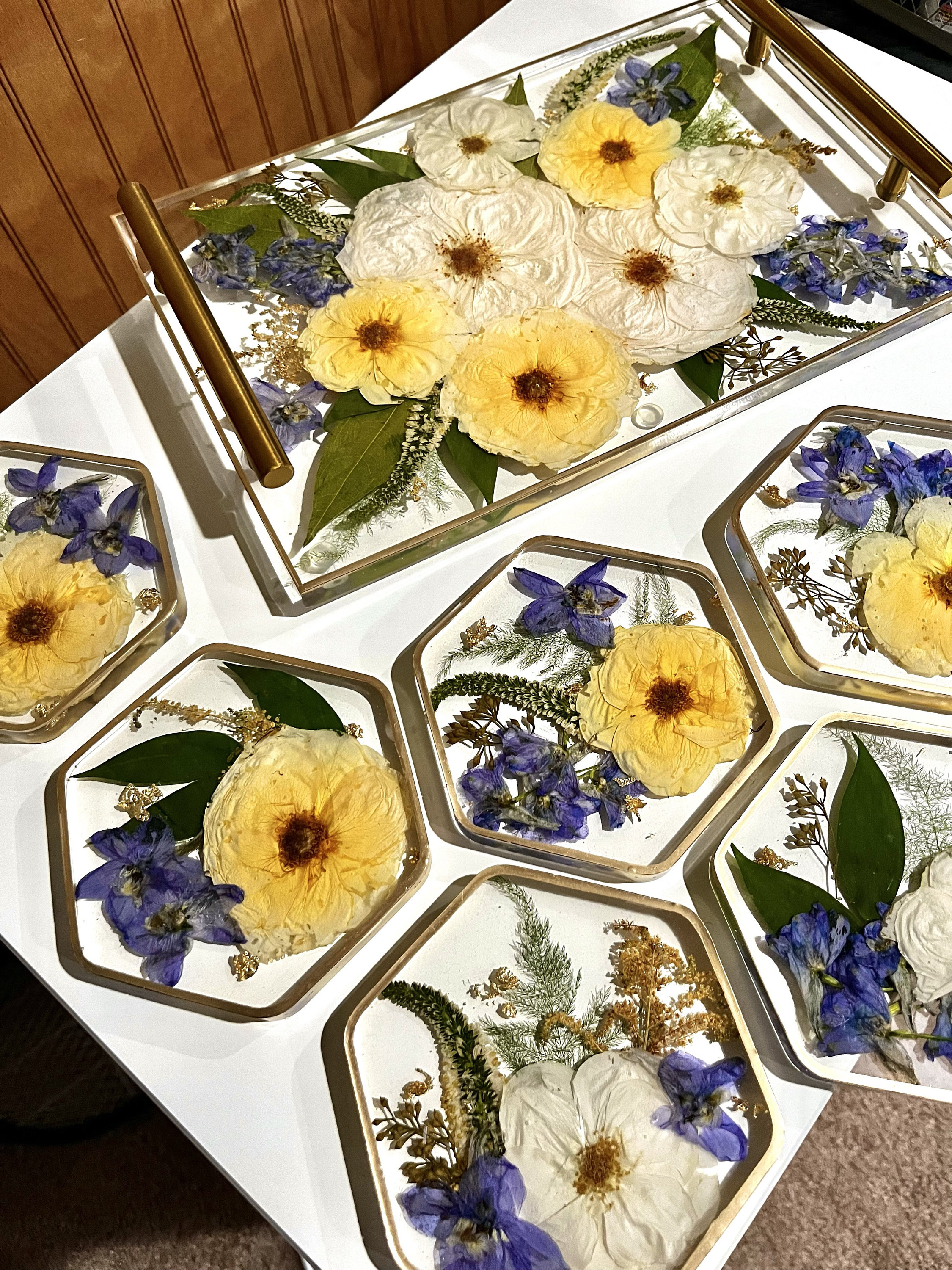Preserved flowers from Jenny's etsy review