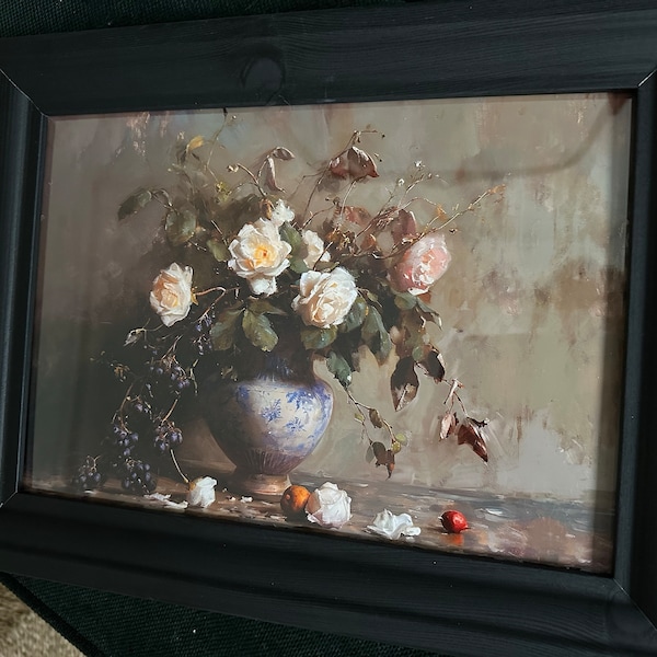 Venice Framed Vintage Print on Canvas Etsy UK