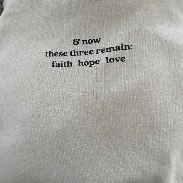 Greatest Of These Is Love Sweatshirt main image 1
