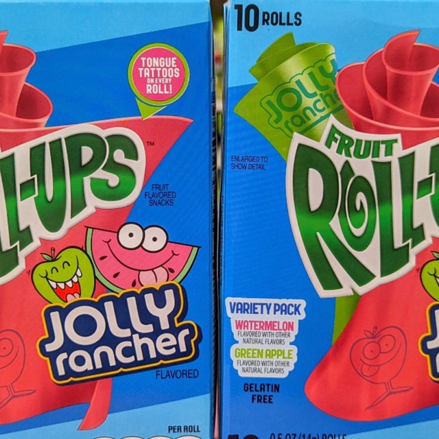  Fruit Roll-Ups Fruit Flavored Snacks, Jolly Rancher
