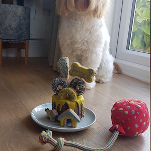 Dog Birthday Celebration Cake | Etsy