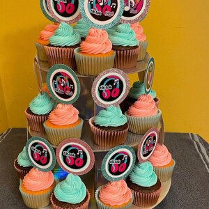Printable Music Party Cupcakes Toppers, Musical Party Cupcakes Topper ...