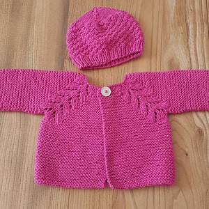 norwegian fir top down cardigan