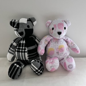 Memory Bear Pattern VIDEO Tutorial 2 Sizes: SMALL and LARGE