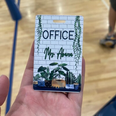 Plants Theme Classroom Hall Passes for Teachers Personalized - Etsy