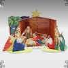 Christmas Miniature ADVENT CALENDAR 1:12 Dollhouse Christmas Printable Advent Calendar Santa ...