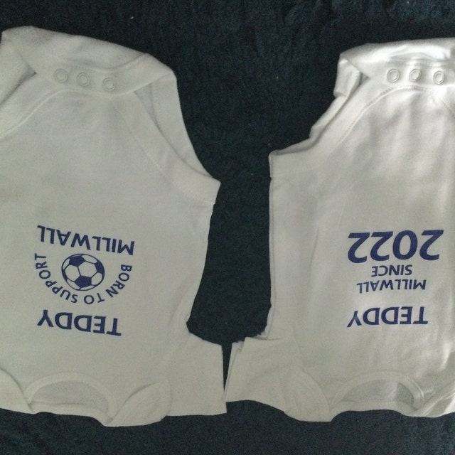 Personalised Baby Vest Millwall UK