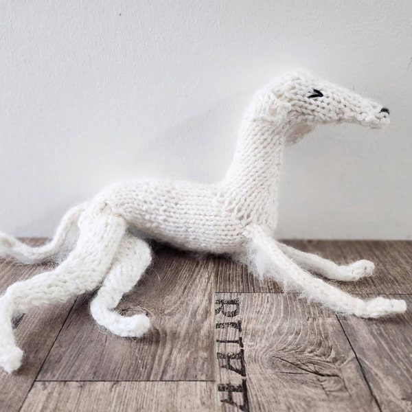Lurcher Knitting Pattern - Etsy