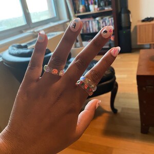 Funky Resin Fruit Rings Custom Resin Rings | Etsy