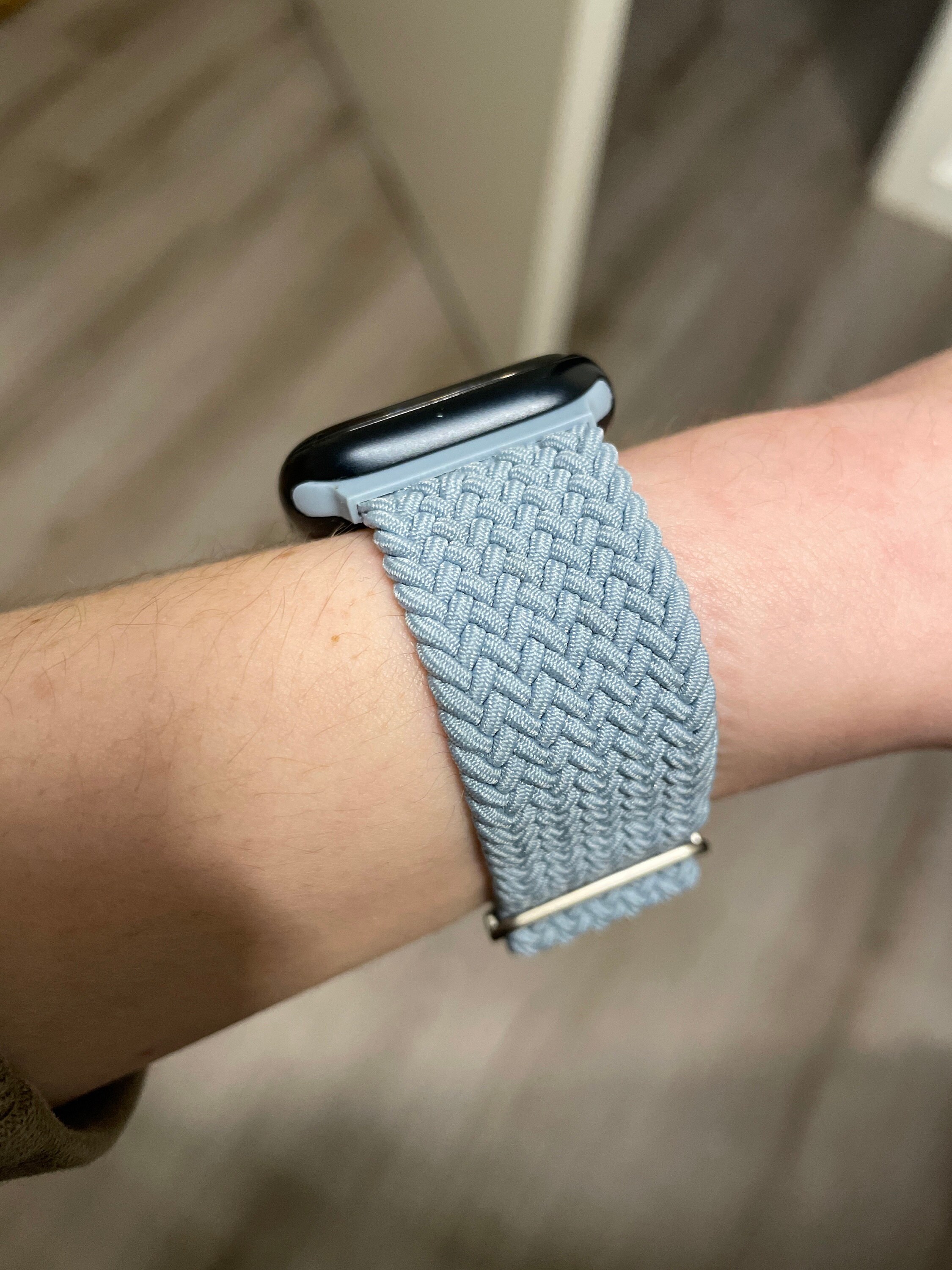 New color! Adjustable Braided Solo Loop Strap Band For Apple Watch Series 9 8 7 6 5 SE Knit Woven Band iWatch Loop 38mm 40mm 41 mm 42mm 49mm