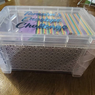 100 Envelope Challenge Box Box and Tracker ONLY - Etsy