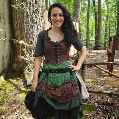 Set Skirt Hikes & Mug Strap Medieval Renaissance Fair - Etsy