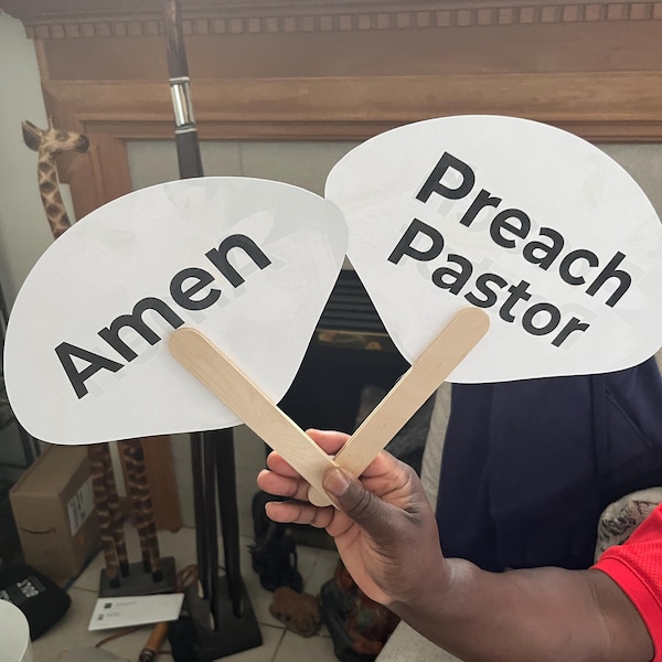 Custom Church Fans - Fast Shipping - Etsy