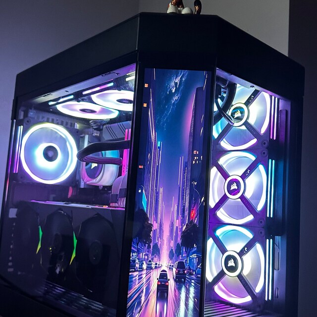 HYTE Y60 / Corsair RM850e / Lian Liファン×3 HYTE Y60 3 Fan Mod Bracket 120mm - Etsy