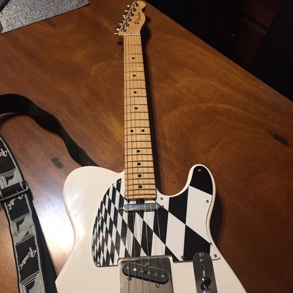Checker Telecaster Custom Graphical Pickguard to Fit Fender Tele Telecaster Checker - Etsy