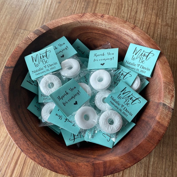 Mint to Be Wedding Favors for Guests in Bulk, Lifesaver Mints ...