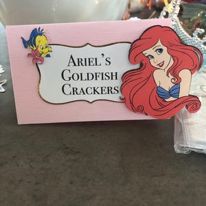 Princess Party Food Labels | Food Tents | Disney Princess Party | Princess Party Decorations | Place Cards | Name Cards | Buffet Food Labels