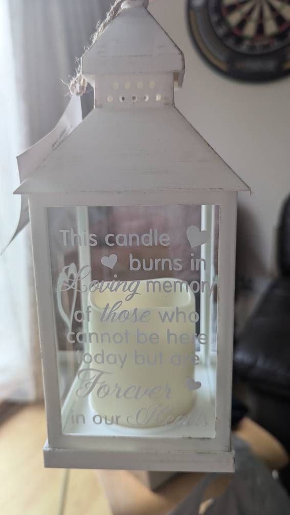 This candle burns in loving memory of those who cannot be here today but are forever in our hearts Memorial Lantern, LED Wedding Lantern