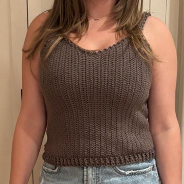 The Juliette Crochet Top Pattern, Women's Summer Camisole (PDF