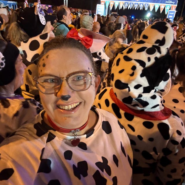 Costume Donna Mare Costume Adulti Dalmazia Con Tutù, Orecchie E Coda - Per Halloween O Giornata Mondiale Contro La Crudeltà Costume Dalmata Adulti