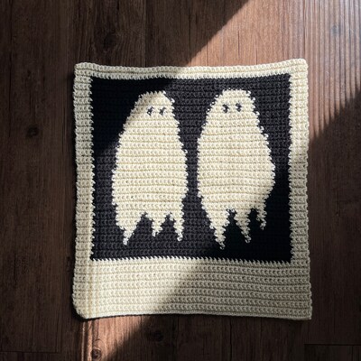 Ghost Tapestry Crochet Pattern / Wall Hanging / Instant - Etsy Canada