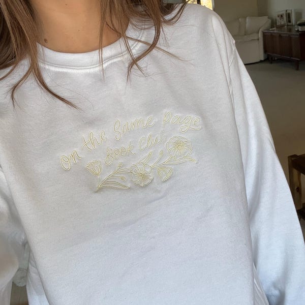 Quilted Bunny Face Sweatshirt