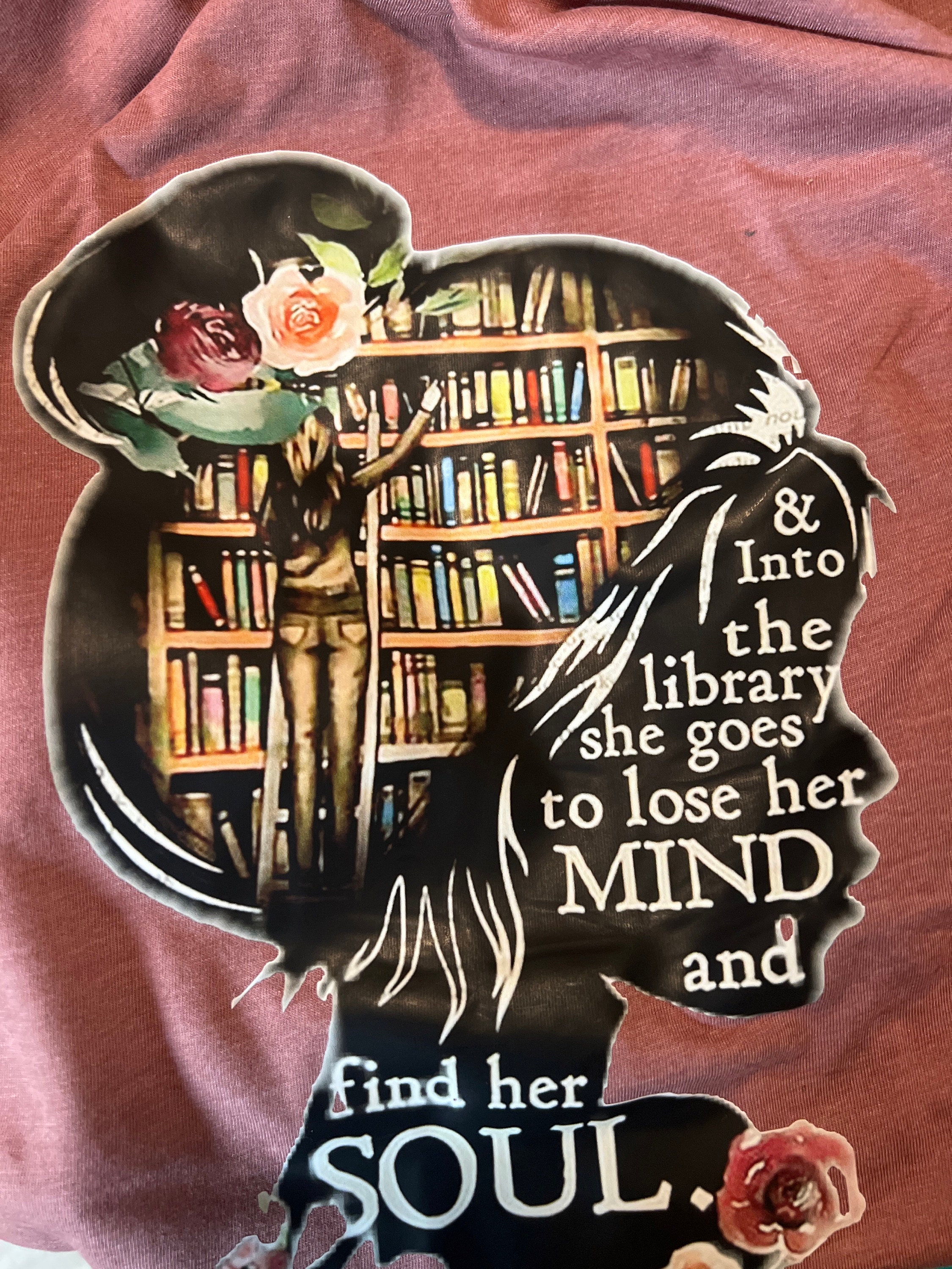 and into the library she goes to lose her mind and find her soul NO Books Shirt, Read Banned Books, Teacher Librarian Gift T-shirt