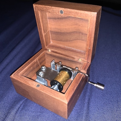 Custom Song Music Box Custom Tune Wind-up or Crank Mechanism Cylinder ...