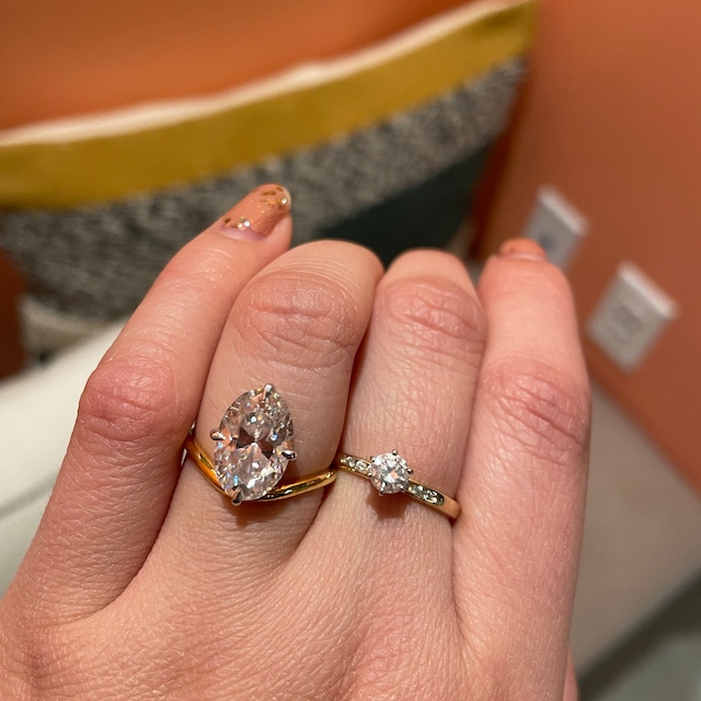 Celebrity Engagement Scarlett Johansson Rings Scarlett Johansson