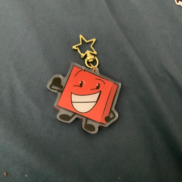 Springy Holographic Keychain Inanimate Insanity Object Shows - Etsy