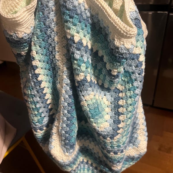 Granny Square Beach Bag Crochet Pattern - Downloadable PDF - Etsy