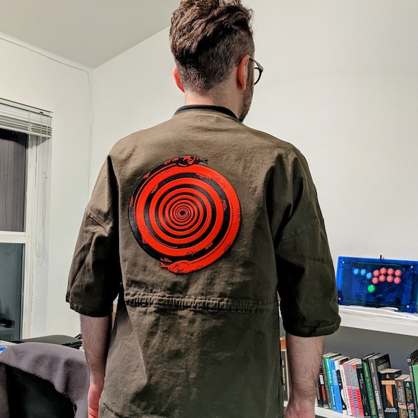 Vortex Snakes Iron on Patch // Large Back Patch // Snake Patches// Iron ...