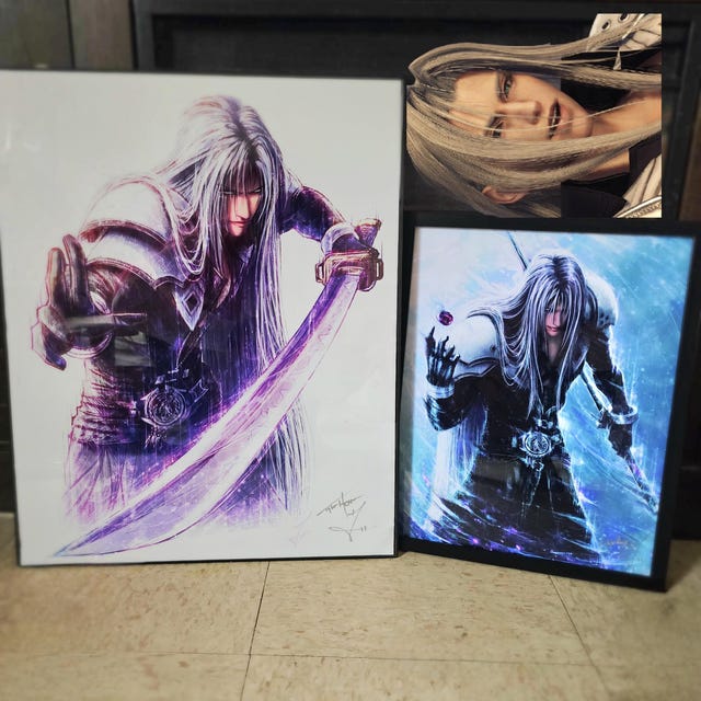 セフィロス ファイナルファンタジー VII - 限定版ファインアート