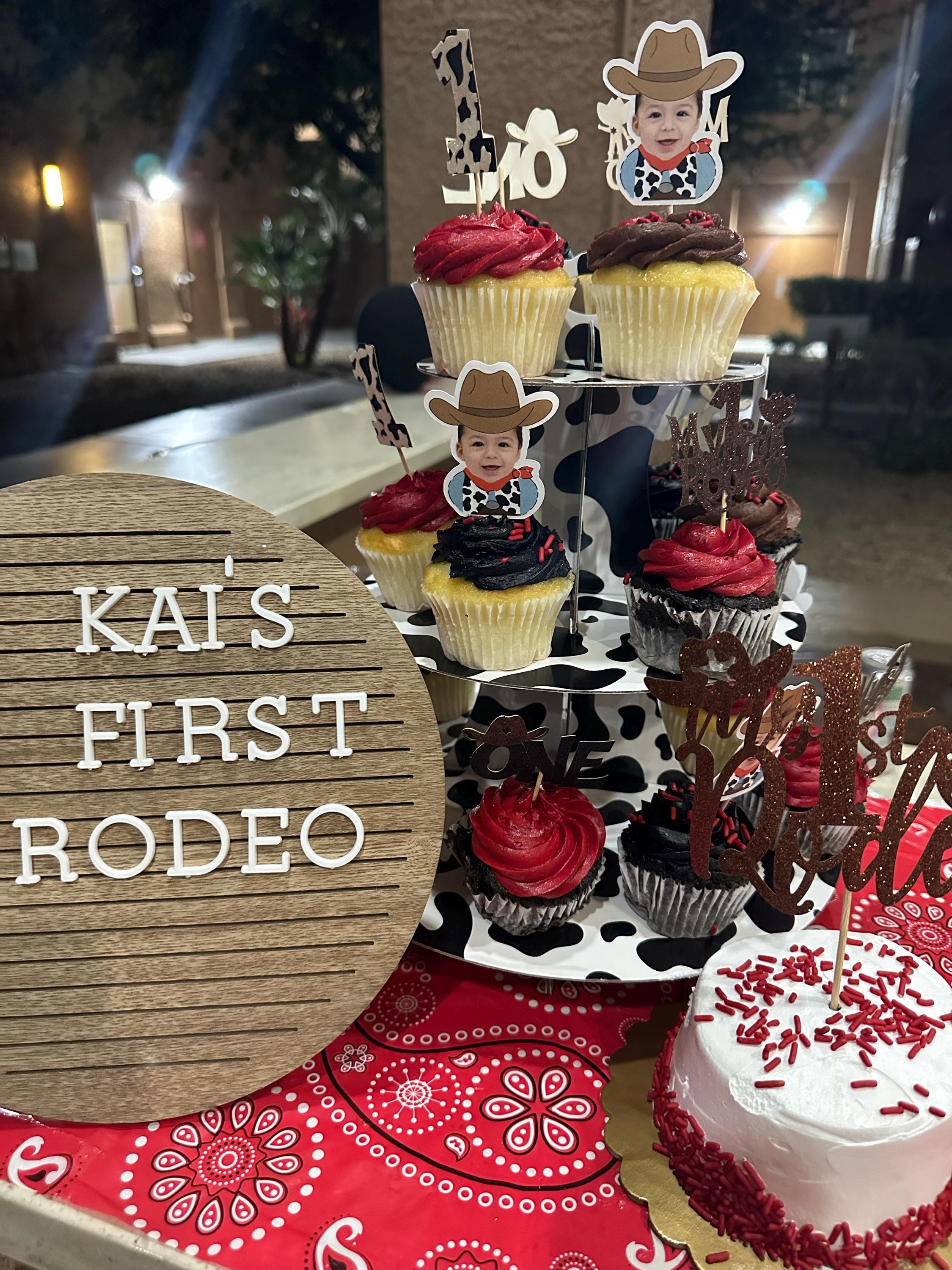 cowboy cupcake toppers | western birthday party decorations | my first rodeo birthday party supplies | cowboy 1st birthday | western party