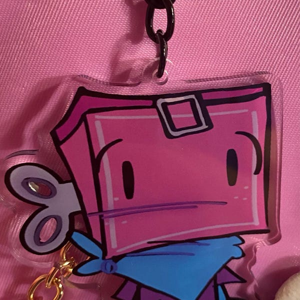 Boxten Dandys World Roblox Keychain - Etsy