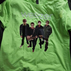 Weezer's Green Album Iconic Alternative Rock Unisex Heavy Cotton
