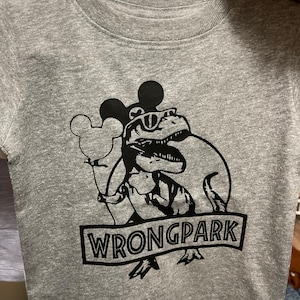 Disney Inspired WRONG PARK MICKEY Balloon Triblend T Shirt - Etsy