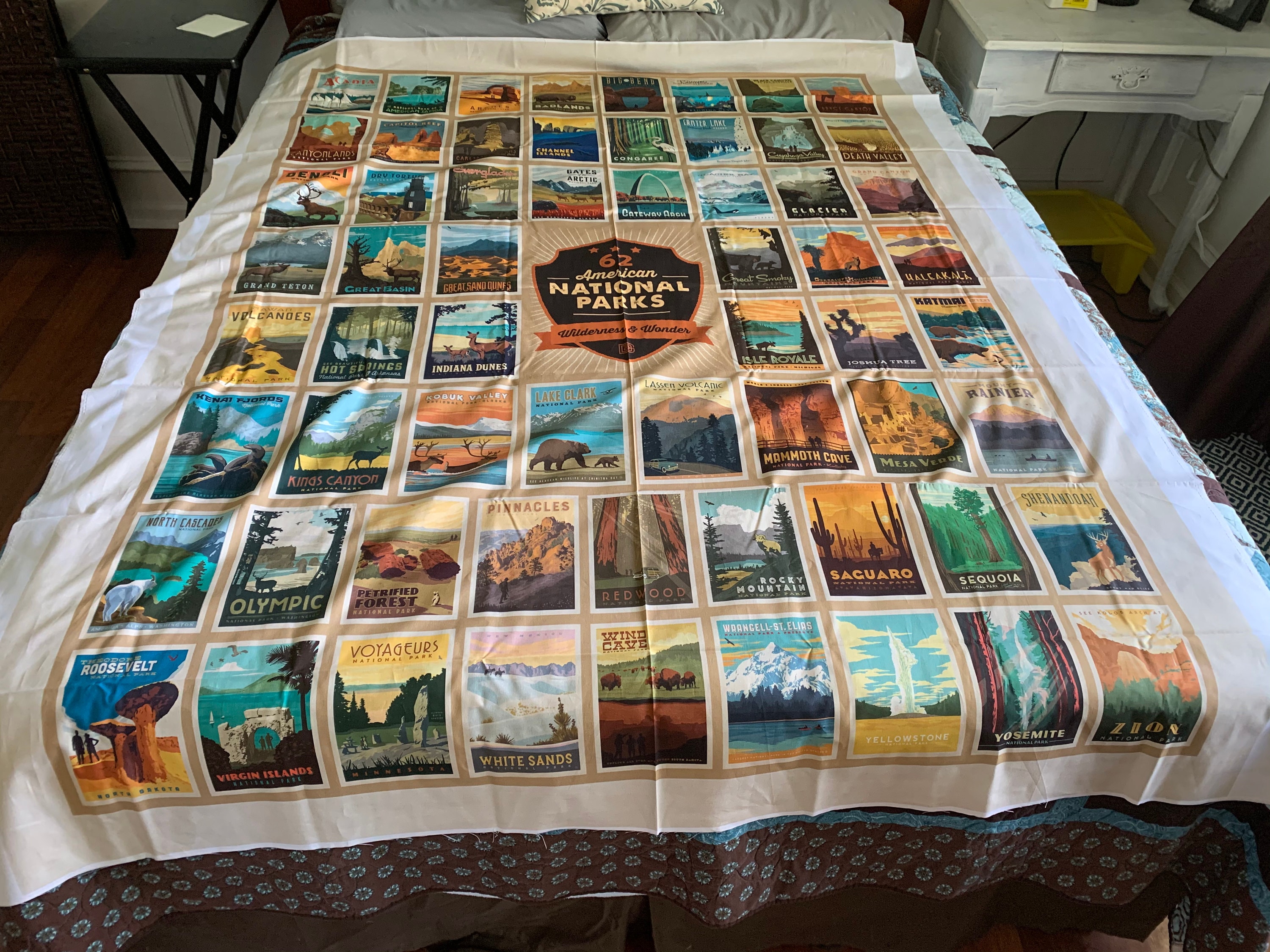 National Parks Wilderness Wonders PANEL 54 x 72 by Anderson Design