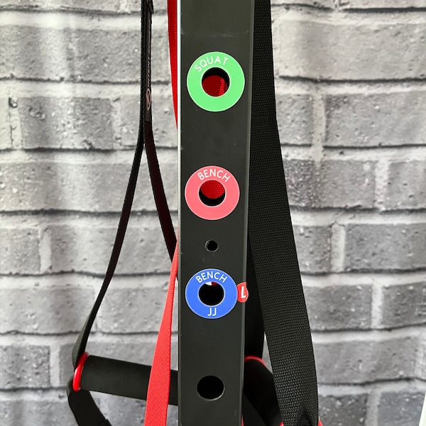 Squat Rack Magnetic Position Markers: Home Gym Barbell Reminders - Etsy