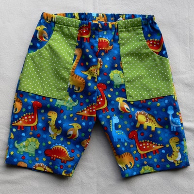 SHARKY Shorts Kids Shorts Pattern Pdf, With Patch Pockets, Woven Shorts ...