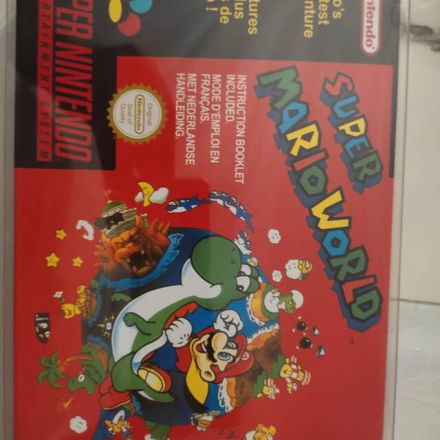 Super Nintendo Super Mario World Box - Etsy