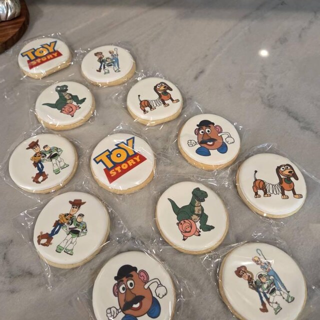 Toy Story Themed Decorated Sugar Cookie Gift Set Toy Story Cookies